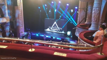Shaftesbury Theatre Royal Circle B5 view from seat photo