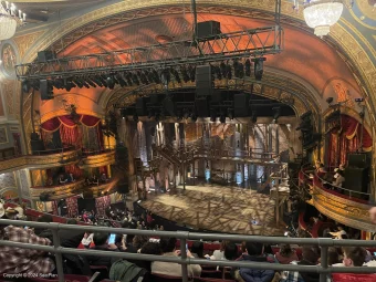 Richard Rodgers Theatre Rear Mezzanine G28 view from seat photo