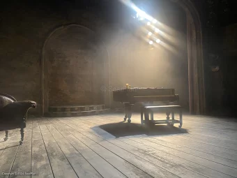 Almeida Theatre Stalls A5 view from seat photo
